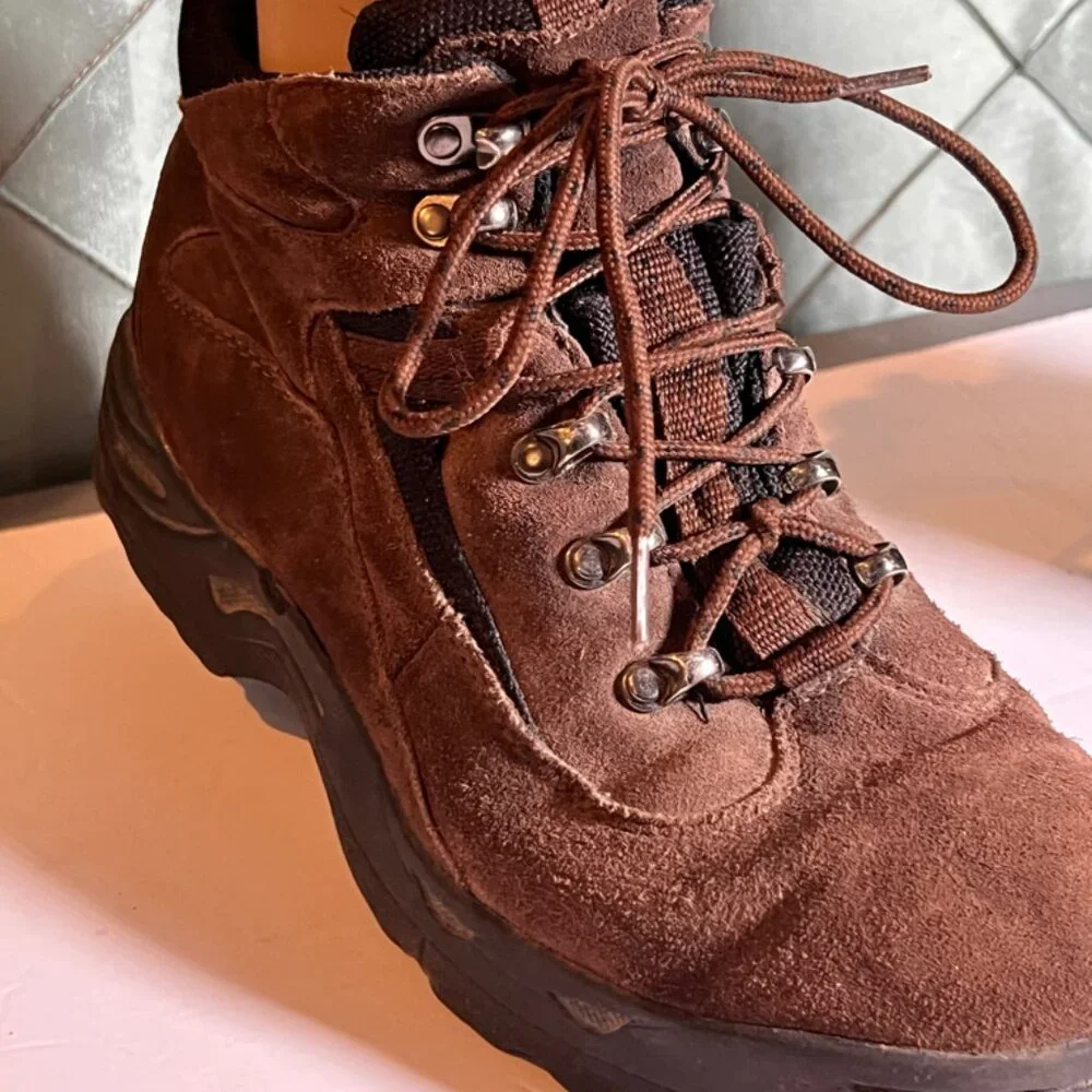 ROUTE 66 Men brown suede  Boots  Size US 6‎ *GS6